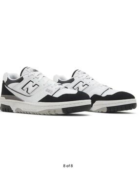 New Balance 550 Athletic Shoe - Big Kid - White / Black / Raincloud